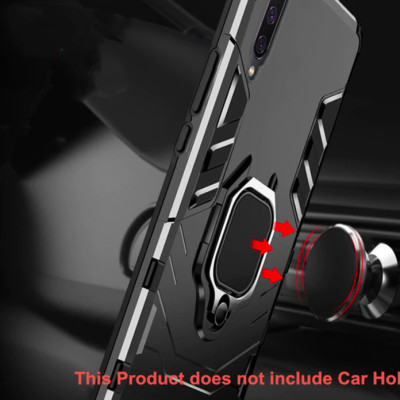 Ốp lưng dành cho Samsung Galaxy A7 2018 iron man chống sốc kèm iring - hàng nhập khẩu