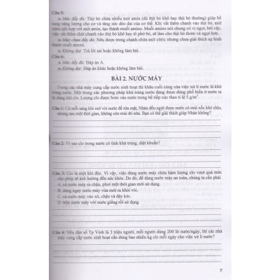 Bài tập đánh giá năng lực Khoa học Tự nhiên theo tiếp cận PISA. - HA