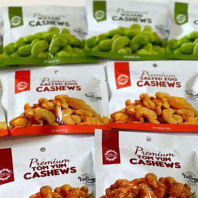 Hạt Điều Tom Yum Only Nature 20gr / Túi Hàng Việt Nam Xuất Khẩu