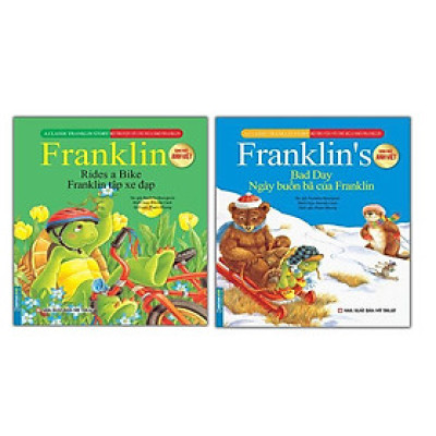 Sách - Bộ Truyện Về Chú Rùa Nhỏ Franklin - Franklin Tập Xe Đạp + Ngày Buồn Bã Của Franklin - Combo 2 Cuốn - Minh Thắng