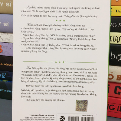 Những Đòn Tâm Lý Trong Bán Hàng