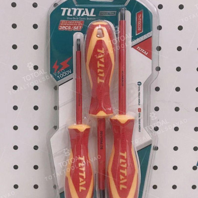 BỘ 3 TUA VÍT CÁCH ĐIỆN TOTAL THTIS036 - HÀNG CHÍNH HÃNG