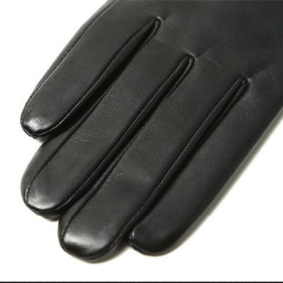 Găng tay nữ da cừu phối nơ nữ tính - BHY8714 Bao tay nữ mùa đông, lót lông, giữ ấm, cản gió, chống nước, cảm ứng điện thoại.