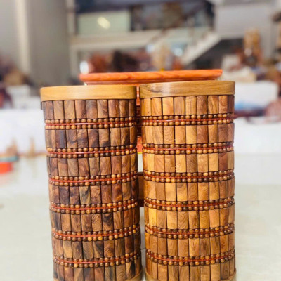 Gối đầu mát xa bằng gỗ bách xanh cao cấp kt 38×18×9cm 