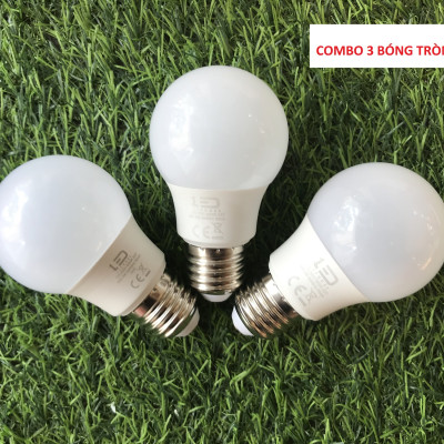 COMBO 3 Bóng đèn LED bulb tròn LEDGOES 6W