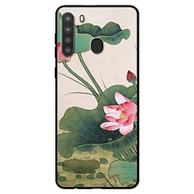 Ốp lưng dành cho Samsung Galaxy A21 mẫu Sen Vươn Lên Lên