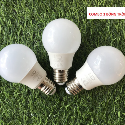 COMBO 3 Bóng đèn LED bulb tròn LEDGOES 3W