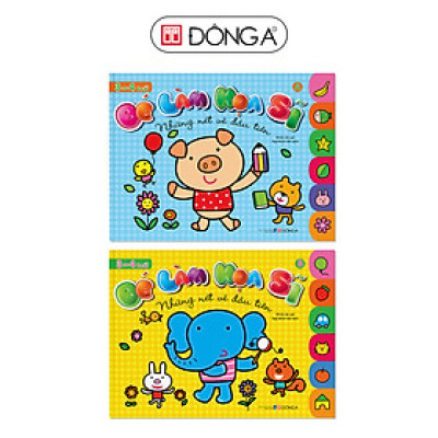 Combo 2 cuốn Bé Làm Họa Sĩ Từ 3-6 Tuổi