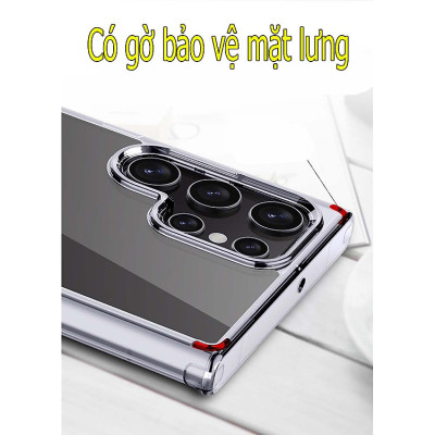 Ốp lưng dành cho Samsung S23 Ultra 5G trong suốt chống sốc đệm khí chống sốc - Hàng chính hãng
