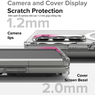 Ốp lưng dành cho Samsung Galaxy Z Fold 6 RINGKE Fusion Magnetic - Hàng Chính Hãng