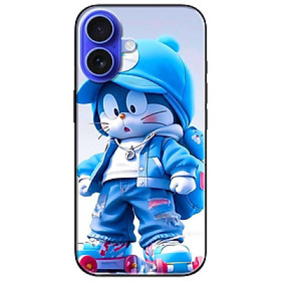 Ốp lưng dành cho Iphone 16 - 16 Plus - 16 Pro - 16 Pro Max - Mèo Xanh Trượt PATIN - Hàng Chính Hãng