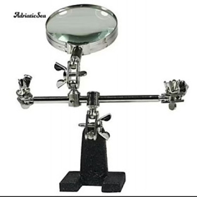 BỘ GIÁ KẸP HÀN LINH KIỆN ĐIỆN TỬ CÓ KÍNH LÚP CAO CẤP