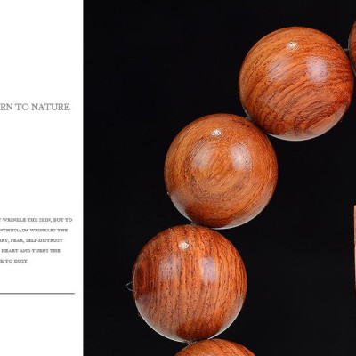 Combo Vòng Đeo tay Phong Thủy Gỗ Sưa Vàng Nâu Myanma, Kèm hộp đựng lót lụa Vàng.