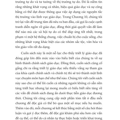 TRIẾT LÝ VÀ CHÍNH SÁCH GIÁO DỤC