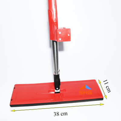 CÂY LAU NHÀ TỰ VẮT 360 ĐỘ CÓ GẠT NƯỚC HOÀNG GIA, HÀNG CAO CẤP, 2 MIẾNG LAU KÈM THEO,SIÊU BỀN