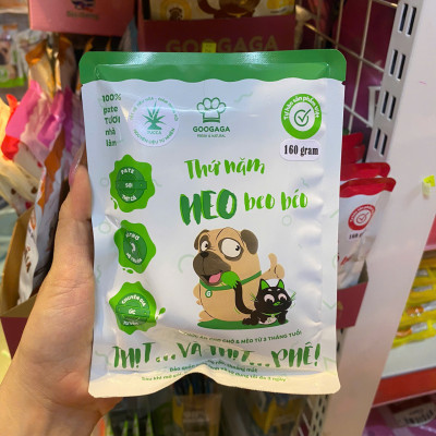 Pate dành cho chó mèo Googaga túi 160g xuất xứ Việt Nam nhiều vị