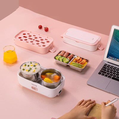 Hộp đựng cơm văn phòng, Hộp Cơm Cắm Điện 3 Tầng Inox ,Hộp hâm nóng thức ăn YOICE- HÀNG CHÍNH HÃNG
