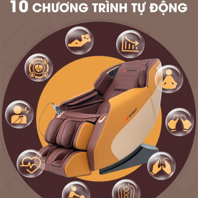 Ghế Massage Toàn Thân Lifesport LS-911, Ghế Massage Với Cảm Biến AI Dò Quét Cơ Thể, Đưa Ra Những Bài Massage Phù Hợp