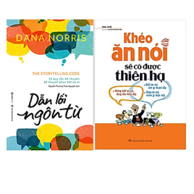 Combo 2Q Sách Tư Duy - Kĩ Năng Sống :  Dẫn Lối Ngôn Từ + Khéo Ăn Nói Sẽ Có Được Thiên Hạ ( Tái Bản ) 