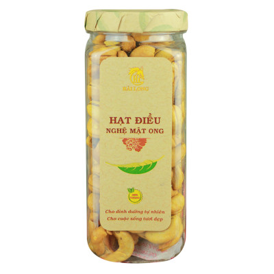 Combo Hạt Điều Nghệ Mật Ong Hải Long (250g) + Đậu Phộng Mè Cay Hải Long (250g)