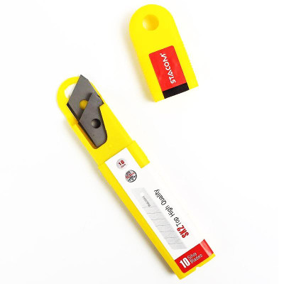 Hộp 10 Lưỡi Dao Rọc Giấy Lớn - Stacom E2018