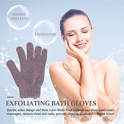 Chiếc Găng tay tắm, Tẩy tế bào chết, bao tay tắm tạo bọt tuyết tắm kỳ cọ lưng cực sạch Loại Tốt B0157