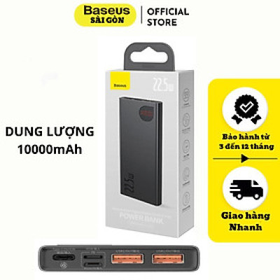 Pin dự phòng Baseus Adaman 22.5W Metal Digital Display Quick Charge Power Bank - HÀNG CHÍNH HÃNG