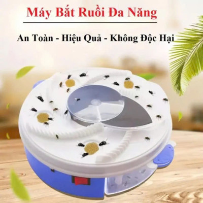 Máy Bắt Ruồi Côn Trùng Tự Động Thông Minh Loại Tốt Bán Chạy – Sạch Sẽ, Tiện Lợi, Không Mùi