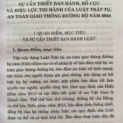 Tìm Hiểu Luật Trật Tự, An Toàn Giao Thông Đường Bộ Năm 2024