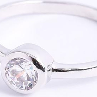 Nhẫn bạc S925 đá CZ cao cấp minimalist Gix Jewel N24