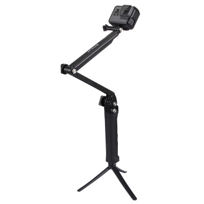 Chân đế Selfie/Stick Monopod cao cấp gấp gọn dành cho máy ảnh thể thao, camera hành trình Puluz PU202, hàng chính hãng