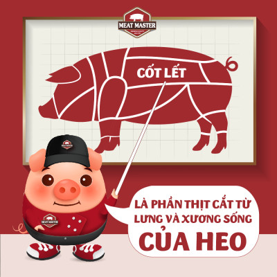 Cốt lết heo Meat Master ( 400 G ) - Giao nhanh