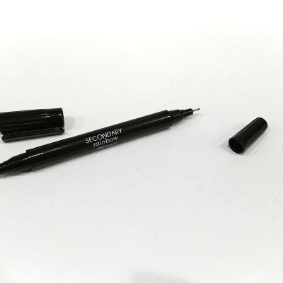 Bộ 2 Bút Lông Dầu 2 Đầu A+plus Đen - PY258200