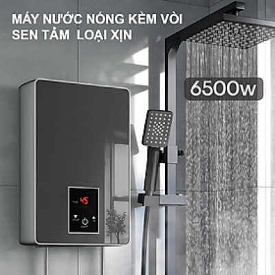 Máy Nước Nóng Trực Tiếp LCD Thông Minh Loại Xịn– Kèm Vòi Sen Tiện Lợi Siêu Bền
