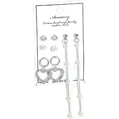 Sét 5 đôi bông tai thời trang các loại BT181