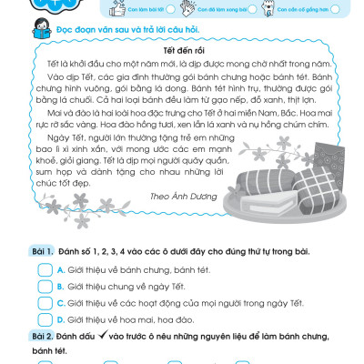 Đề Ôn Luyện Và Tự Kiểm Tra Tiếng Việt Lớp 2 (MGB)