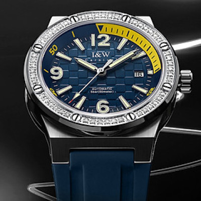 Đồng Hồ Nam I&W Carnival 661G Chính Hãng Full Box Chống Nước Kính Chống Xước Dây Silicon Cao Cấp BH 60T (Máy Cơ Tự Động)