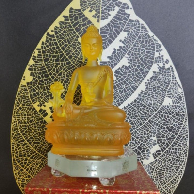 Combo Size To Tượng Phật Dược Sư và Đế Đèn Led