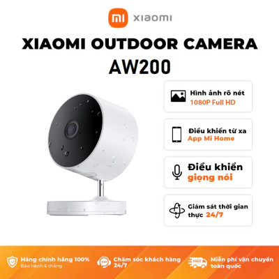 Camera Ngoài Trời Xiaomi Outdoor Camera AW200 Full HD - Bản quốc tế - Bảo hành 12 tháng - Hàng chính hãng
