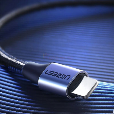 Cáp dành cho iP Ugreen M/M Cable Aluminum Shell Braided US304 - Hàng chính hãng
