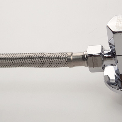 Van giảm áp và khóa đường nước Đồng mạ Chrome Eurolife EL-X40 (Trắng bạc)