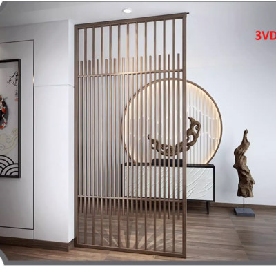 Vách ngăn phòng khách, nhà bếp bằng gỗ 3VD01 - Nội thất lắp ráp Viễn Đông