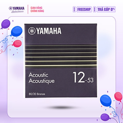 Dây đàn Guitar Acoustic Strings Light (012~053) 80/20 Bronze Yamaha GSA12