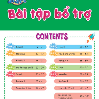 Bài tập Bổ trợ Tiếng Anh 5 i-Learn Smart Start