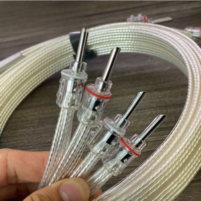 Dây loa Audiomeca S30 mạ bạc cao cấp 1,5m | Jack bắp chuối | Lõi đồng OFC tinh khiết | Chất âm trung thực và chính xác | Truyền tải âm thanh rõ ràng, chi tiết | Thiết kế chống nhiễu tốt | Vỏ bọc PVC bảo vệ | Chất lượng hi-end | Hàng Nhập Khẩu