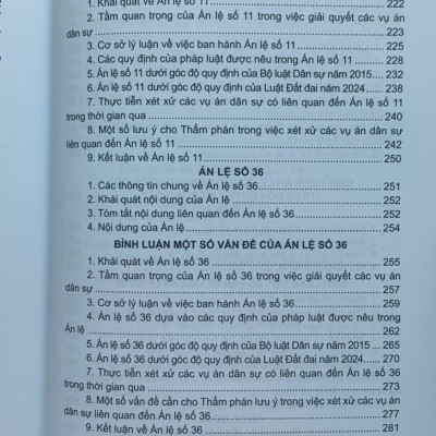 Bình luận các án lệ tranh chấp về đất đai – Góc nhìn từ thực tiễn xét xử của Thẩm phán (tập 1 và 2)