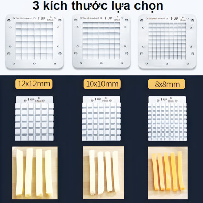 Máy cắt khoai tây, khoai lang và các loại củ kiểu Pháp - Chuyên nghiệp. Thương hiệu Mỹ cao cấp Septree - T1000. HÀNG CHÍNH HÃNG