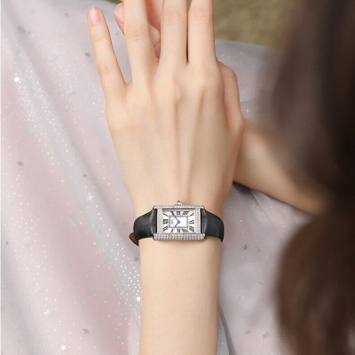 Đồng hồ nữ chính hãng IW CARNIVAL IW587L-1 Kính sapphire ,chống xước ,Chống nước 30m ,Bảo hành 24 tháng,Máy điện tử(pin),dây da cao cấp, thiết kế đơn giản dễ đeo