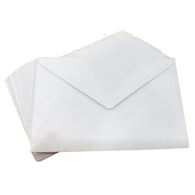 Bao Thư Toppoint Trắng Nắp Xéo Có Keo 10.8 x 16.5 cm (20 Cái/Lốc)