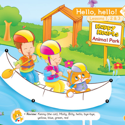 Bộ sản phẩm Tiếng Anh Happy Hearts 3 - Student